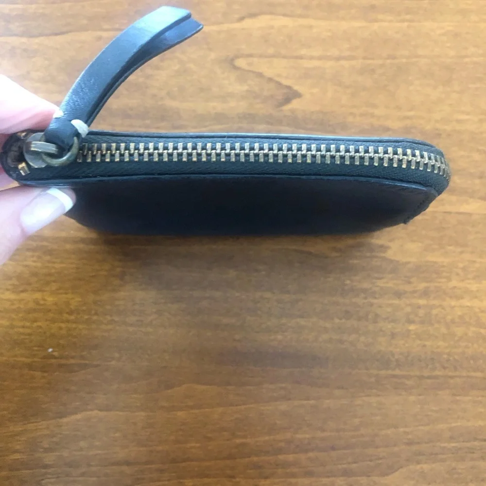FEED - LEATHER MINI WALLET + BLACK